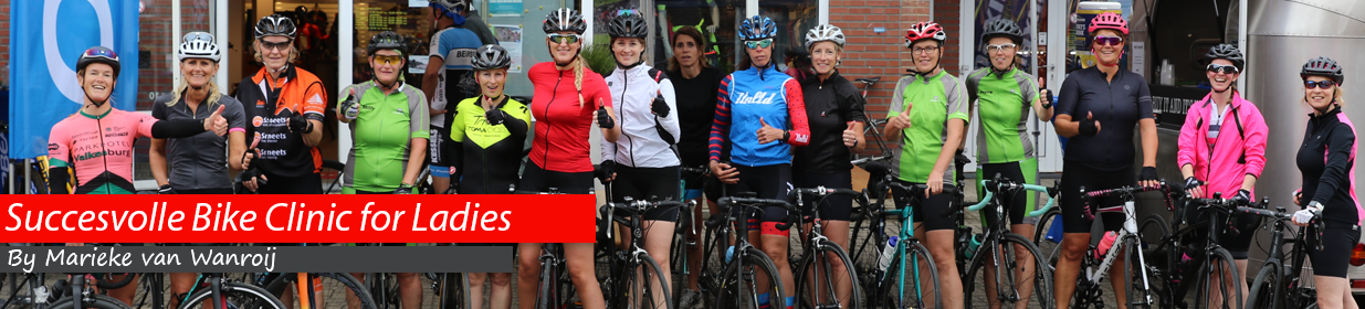 Succesvolle Ladies Only Bike Clinic